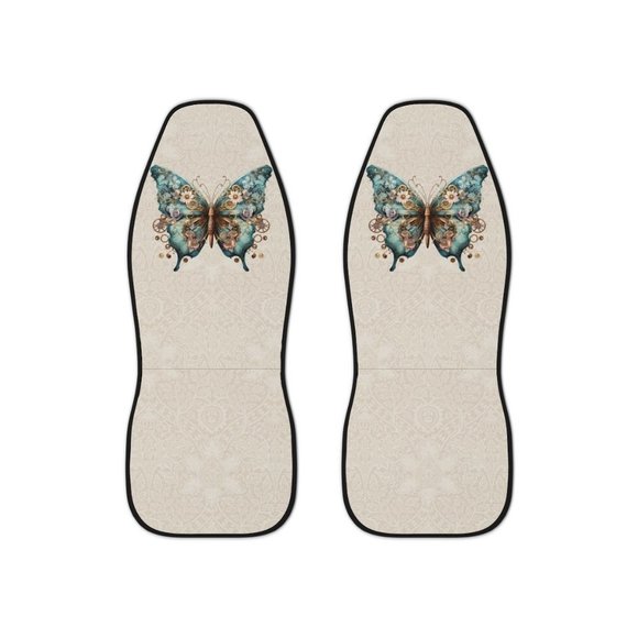 Butterfly Car Seat Covers, Butterfly Seat Covers, Vehicle Seat Covers - Picture 4 of 4